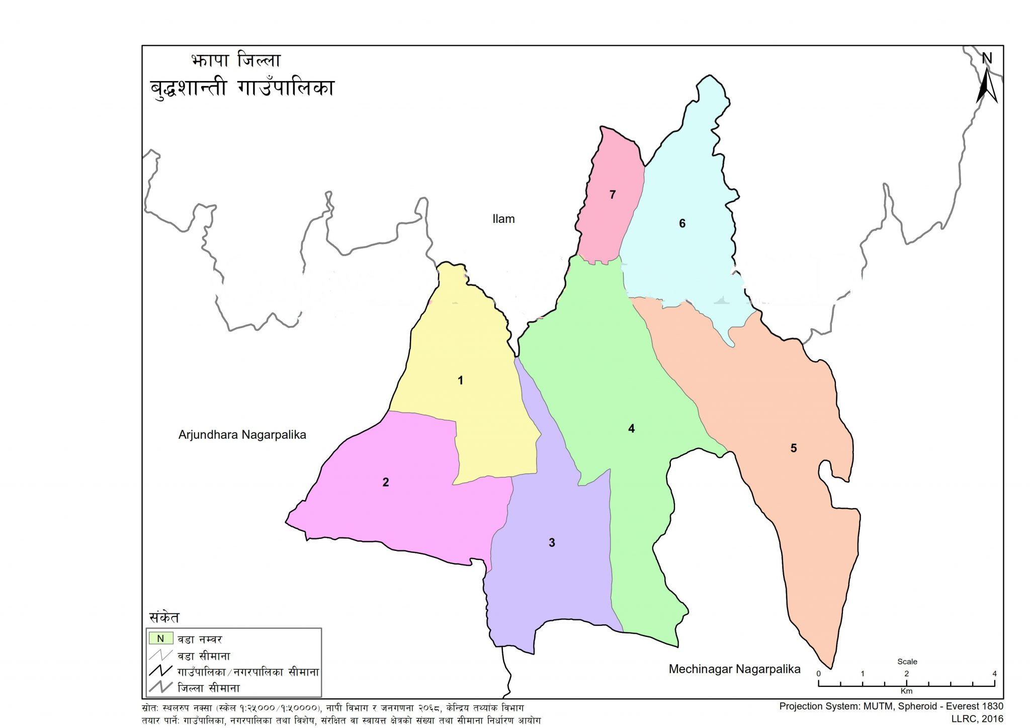 map-of-buddhashanti-rural-municipality-jhapa-nepal-nepal-archives