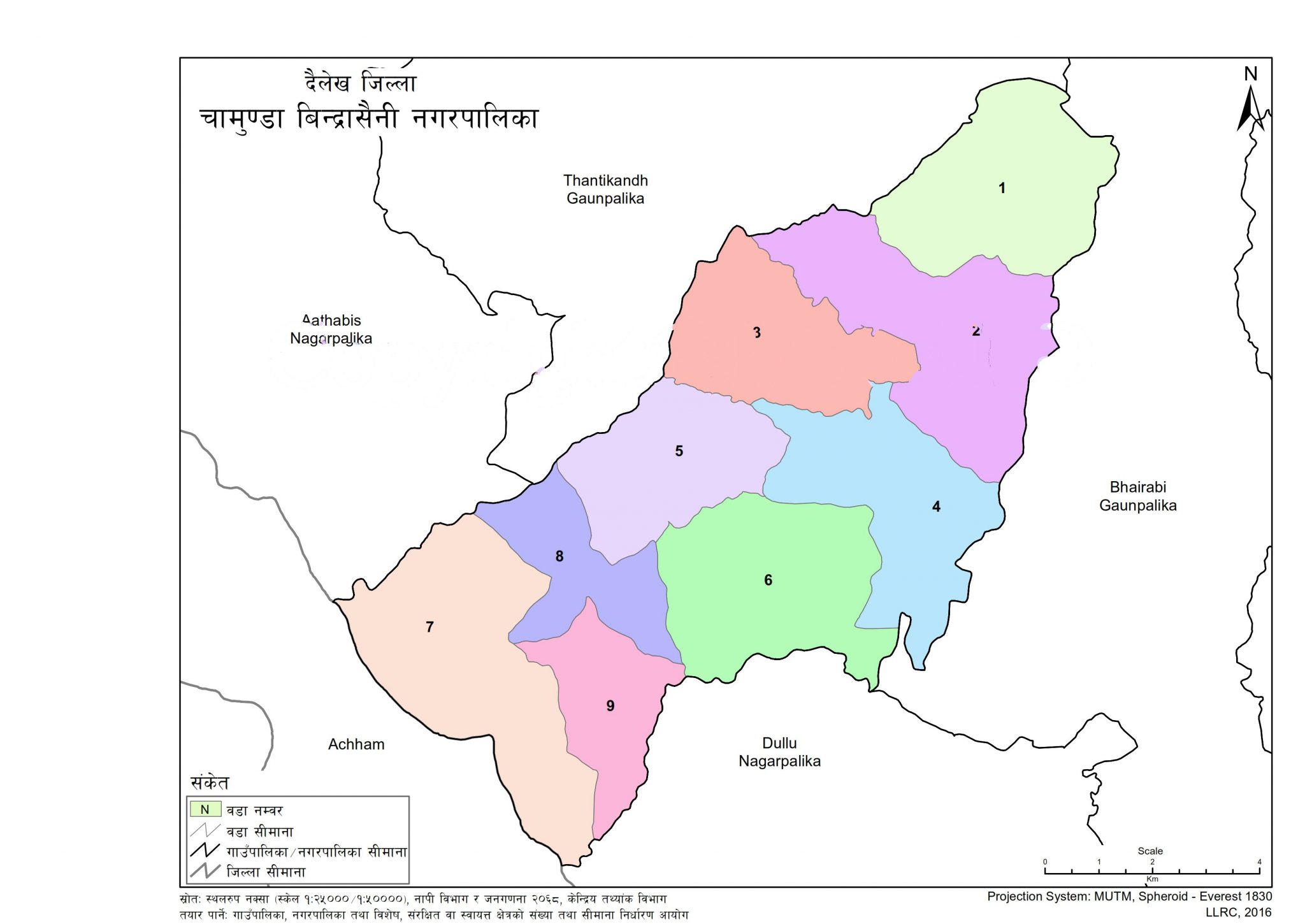 map-of-chamunda-bindrasaini-municipality-dailekh-nepal-nepal-archives