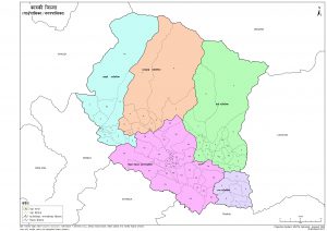 Map of Kaski District of Nepal – Nepal Archives